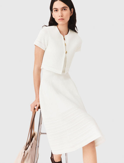Short-sleeved cardigan | Maje