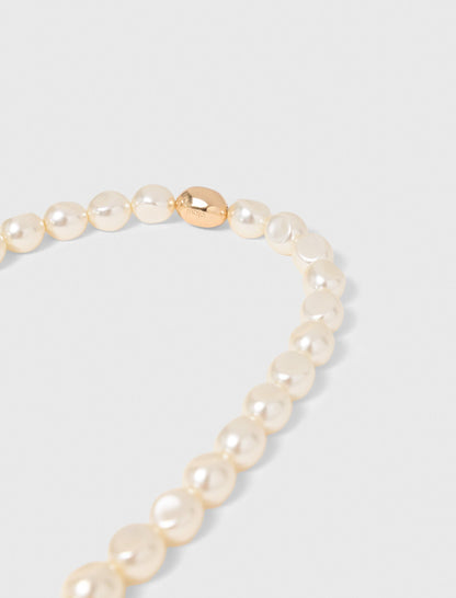 Pearl choker necklace | Maje