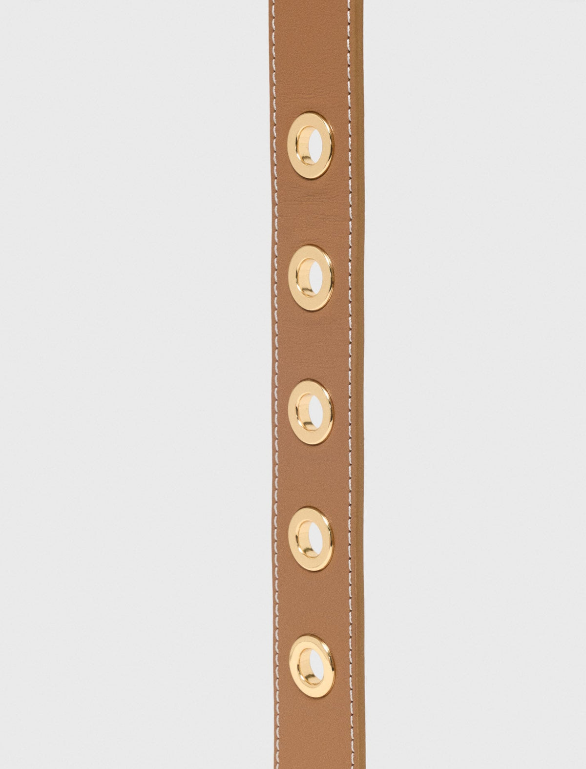 Leather belt with eyelets | Maje