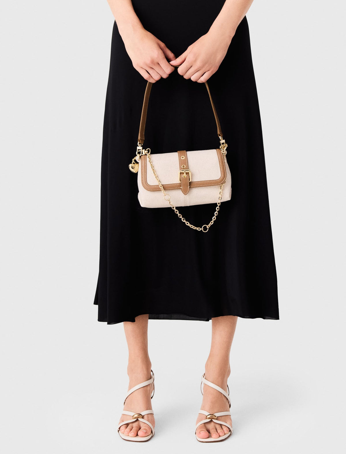 Miss M walk canvas & leather mix | Maje