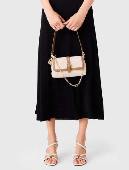 Miss M walk canvas & leather mix | Maje
