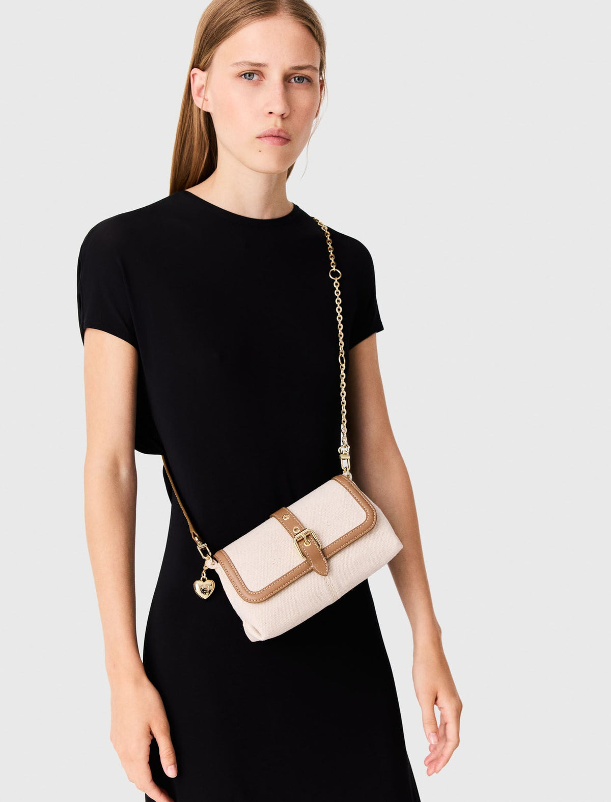 Miss M walk canvas & leather mix | Maje