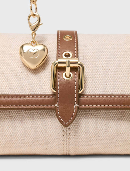 Miss M walk canvas & leather mix | Maje