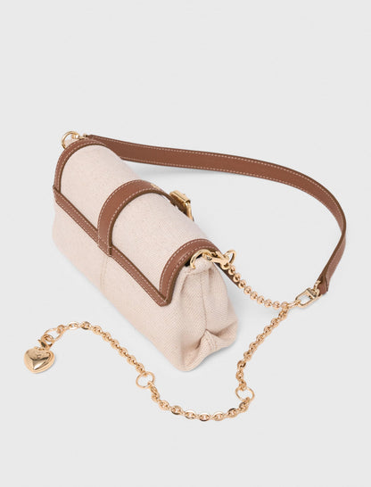 Miss M walk canvas & leather mix | Maje
