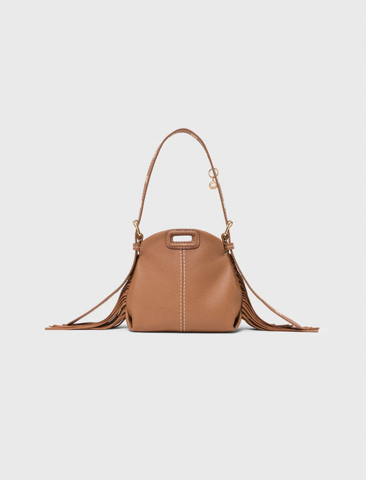 Miss M micro stitched leather bag | Maje