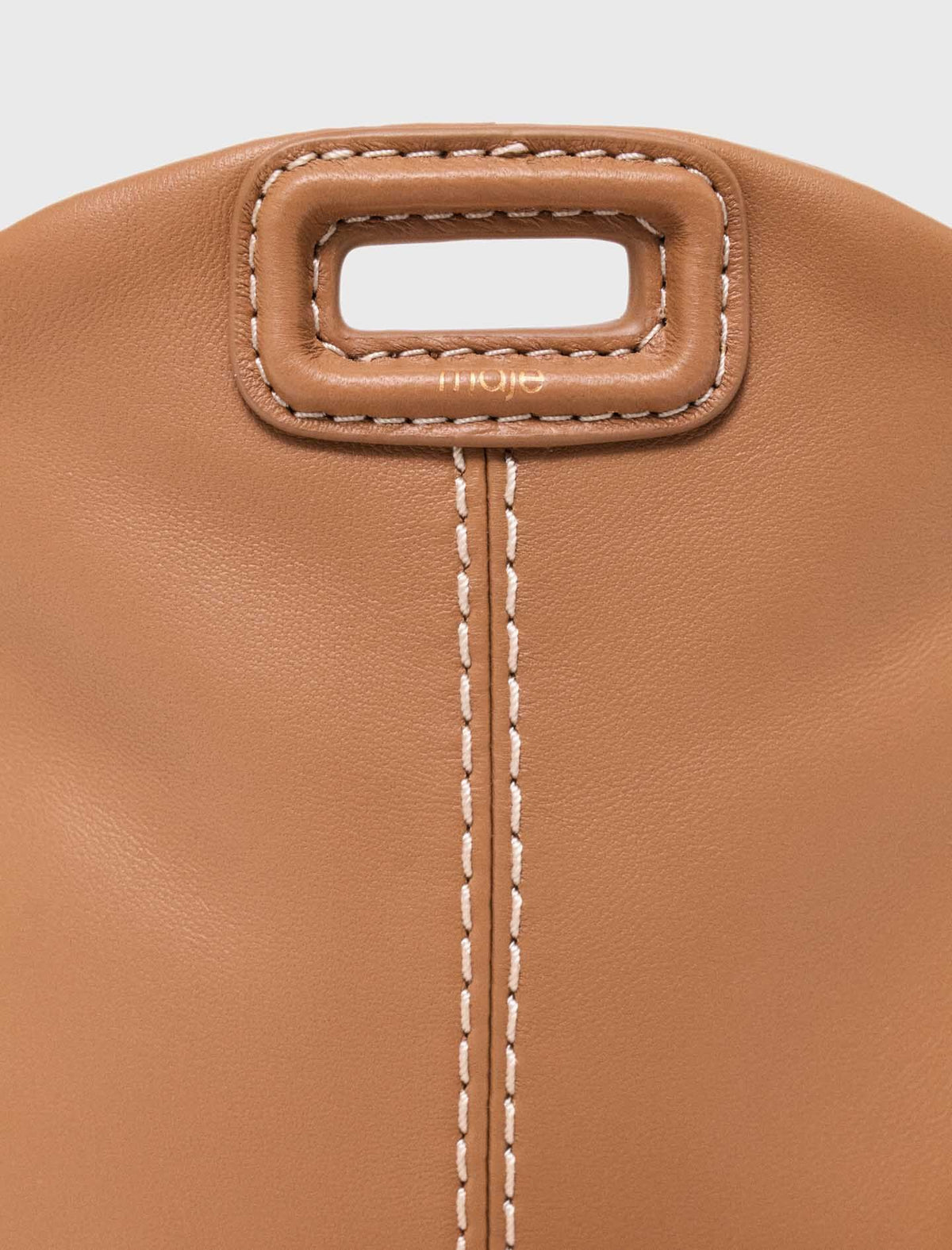 Miss M micro stitched leather bag | Maje