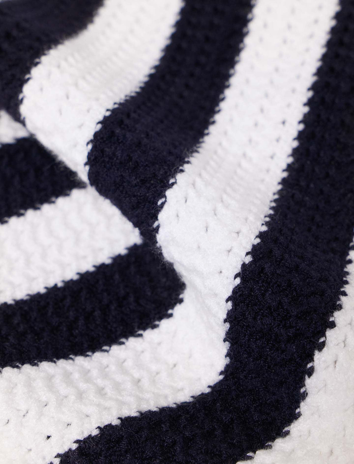 Striped knit triangle | Maje