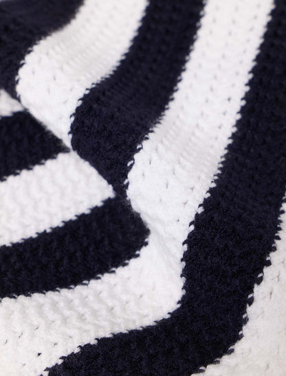 Striped knit triangle | Maje