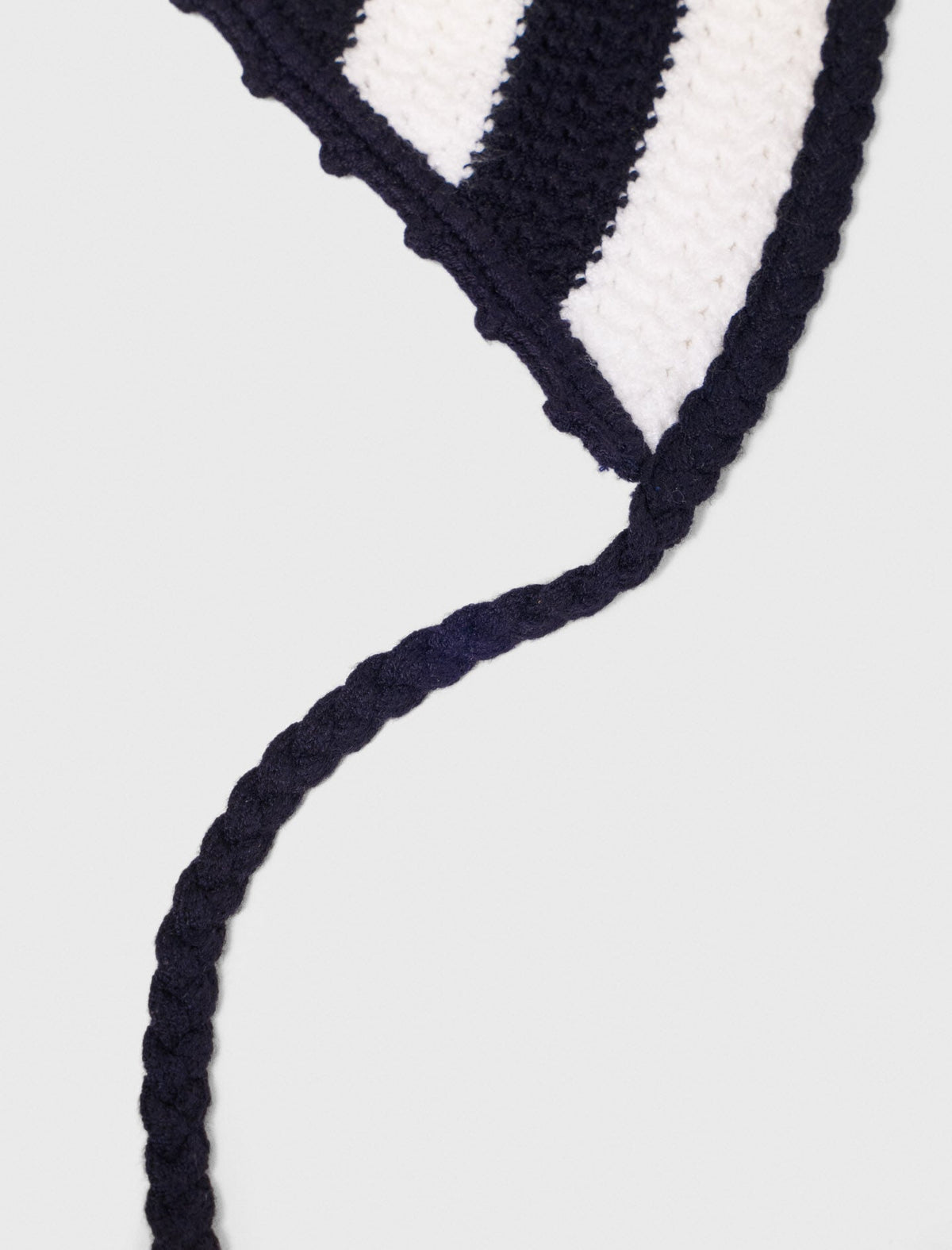 Striped knit triangle | Maje