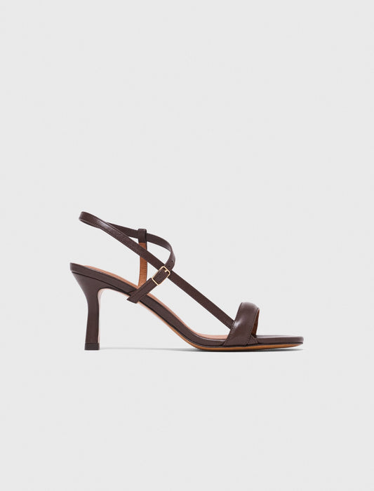 Strappy leather sandals | Maje