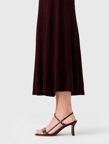 Strappy leather sandals | Maje