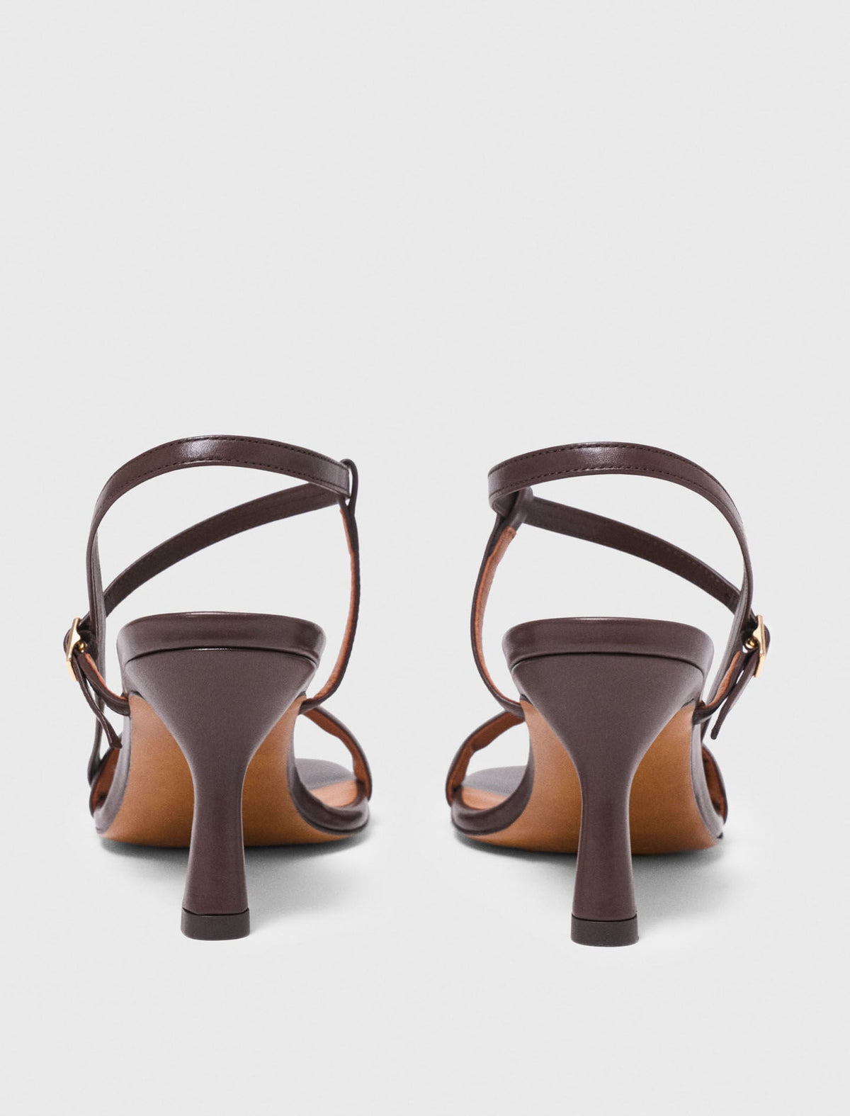 Strappy leather sandals | Maje