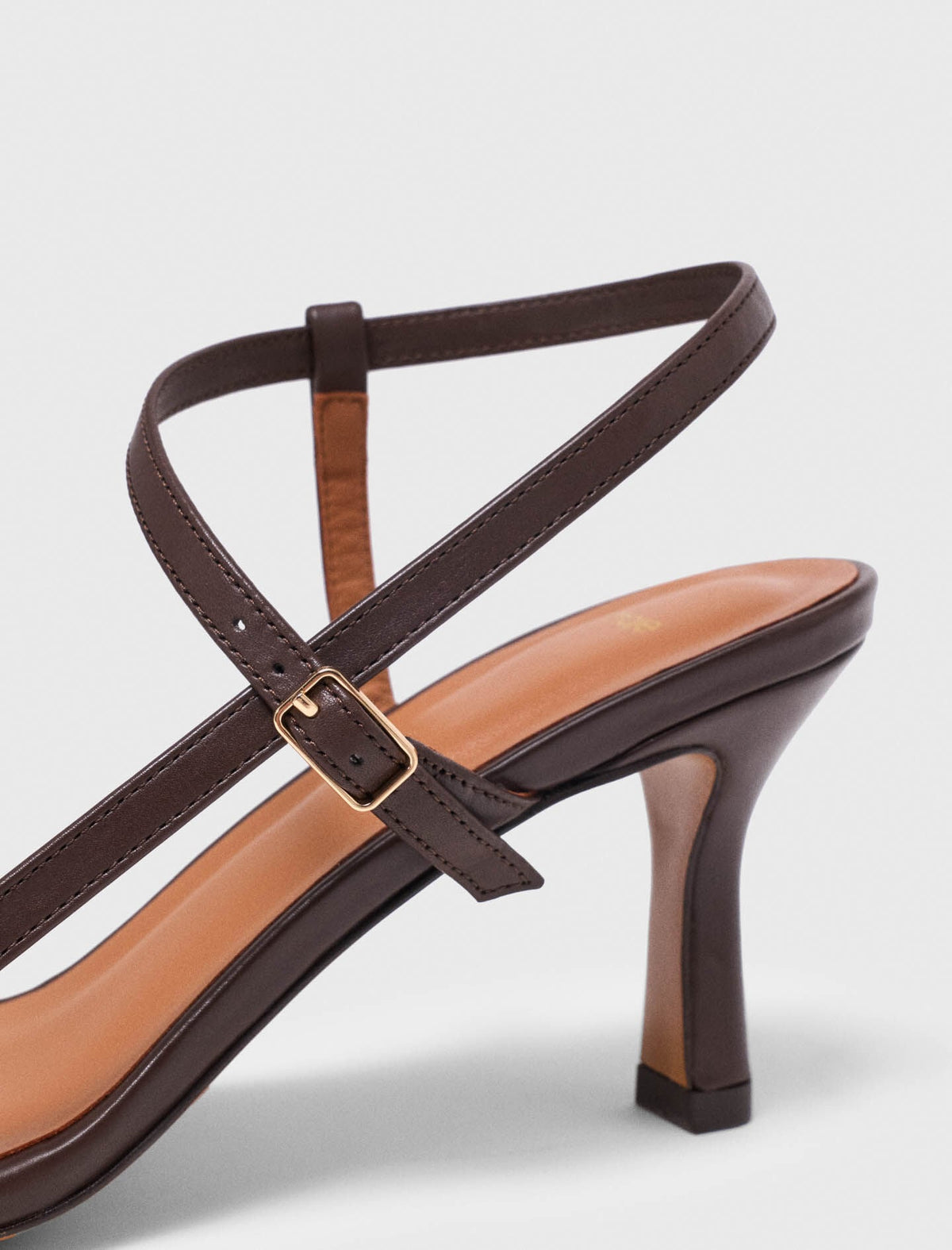 Strappy leather sandals | Maje