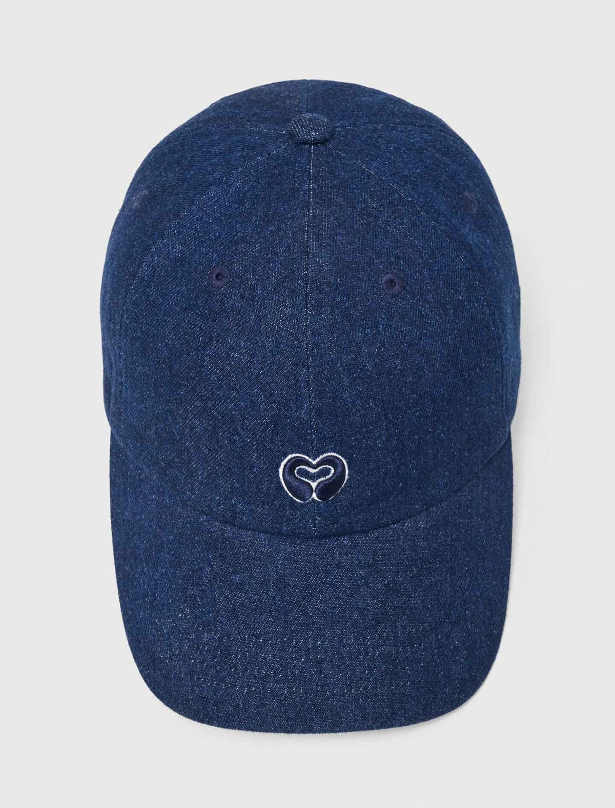 Raw denim cap with logo | Maje