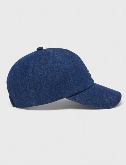 Raw denim cap with logo | Maje
