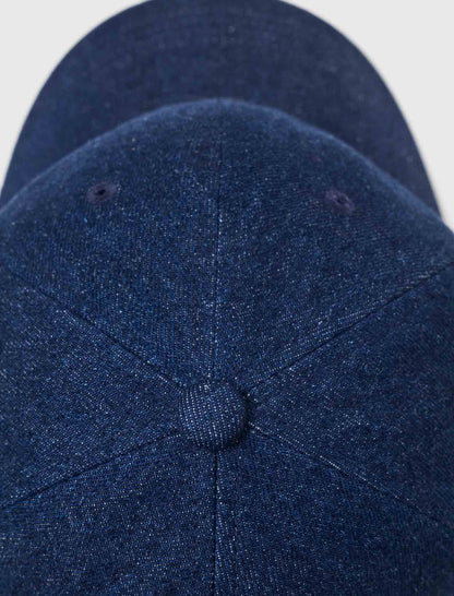 Raw denim cap with logo | Maje