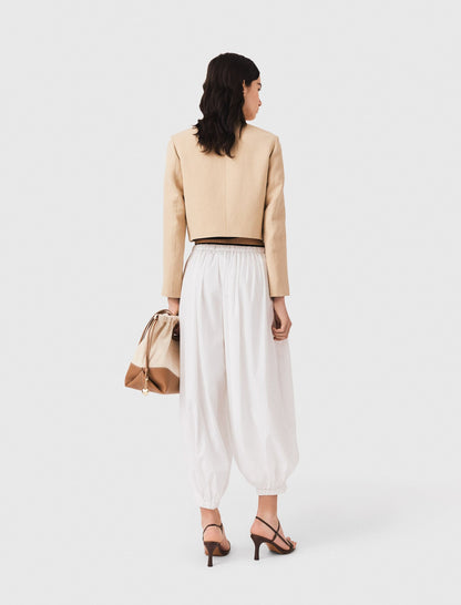 Harem cotton trousers | Maje