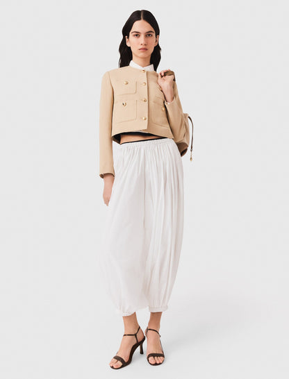 Harem cotton trousers | Maje