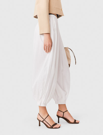 Harem cotton trousers | Maje