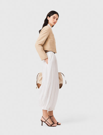 Harem cotton trousers | Maje
