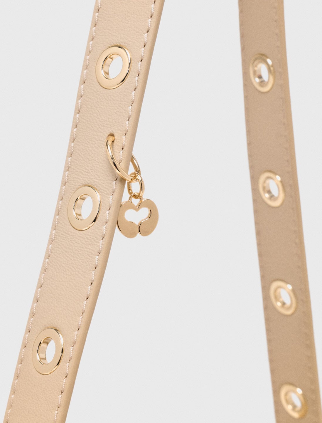 Stitched leather mini Miss M bag | Maje