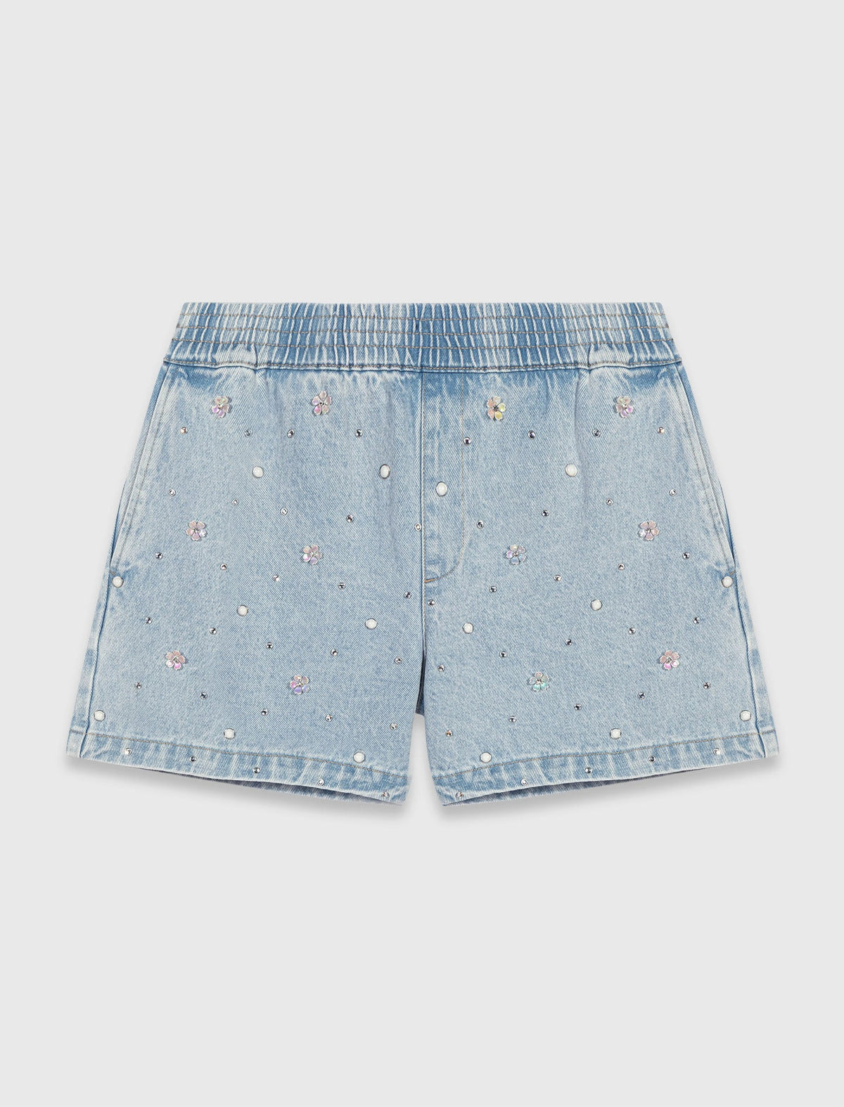 Floral denim shorts | Maje