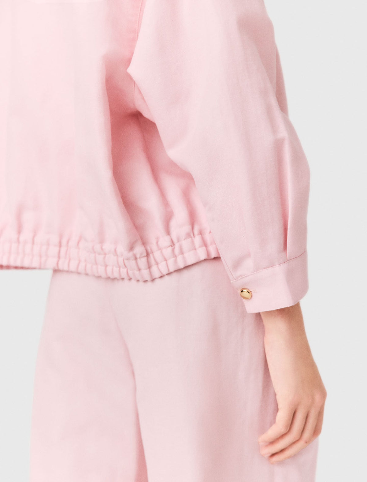 Linen blend bomber jacket | Maje