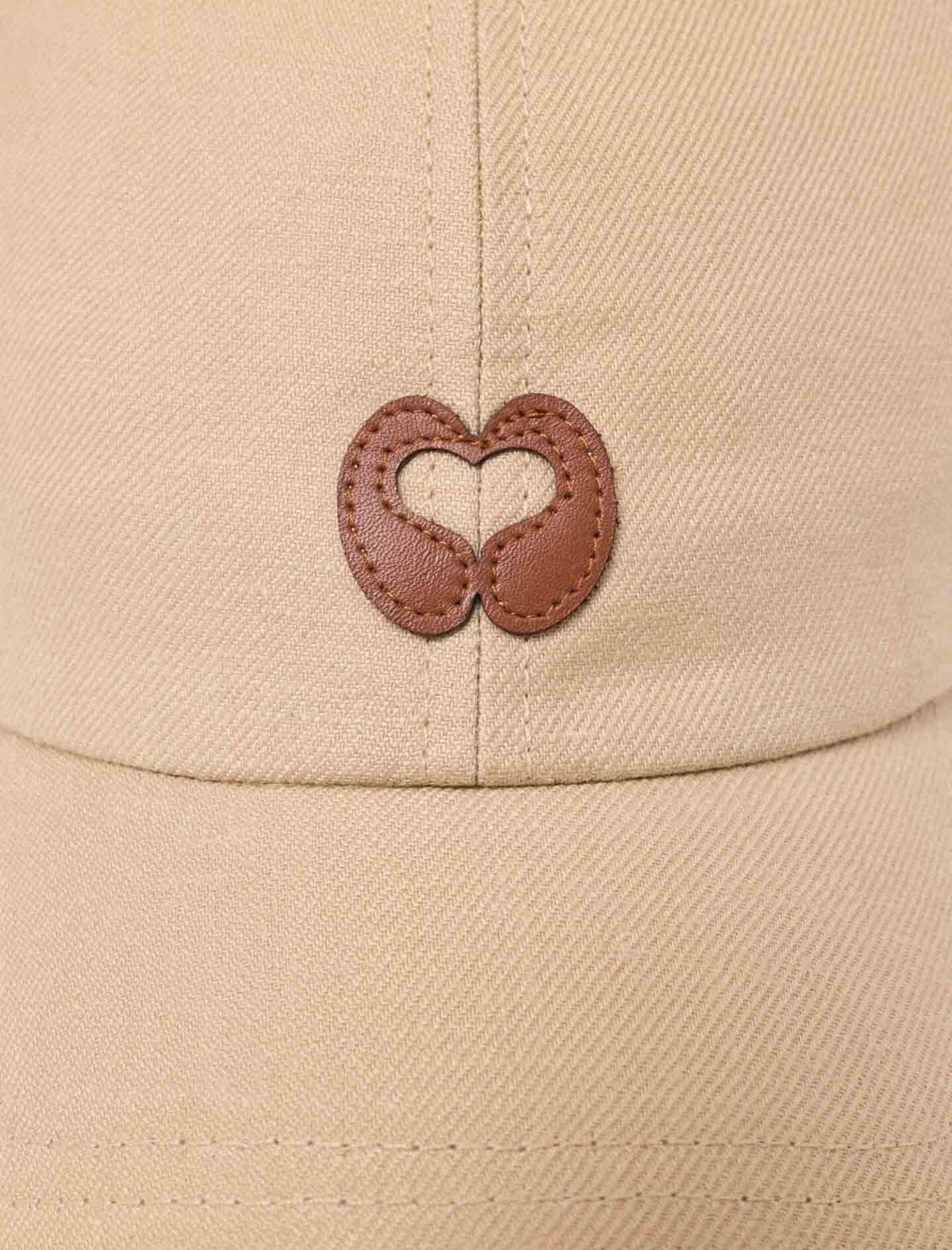 Linen blend cap with logo | Maje