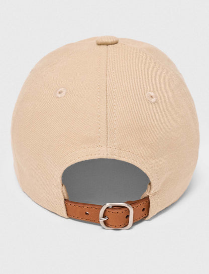 Linen blend cap with logo | Maje