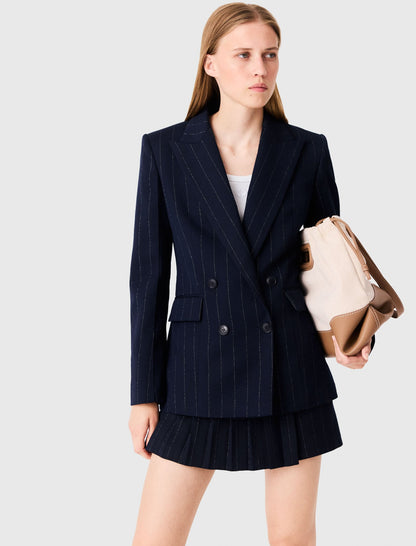 Double-breasted suit jacket | Maje