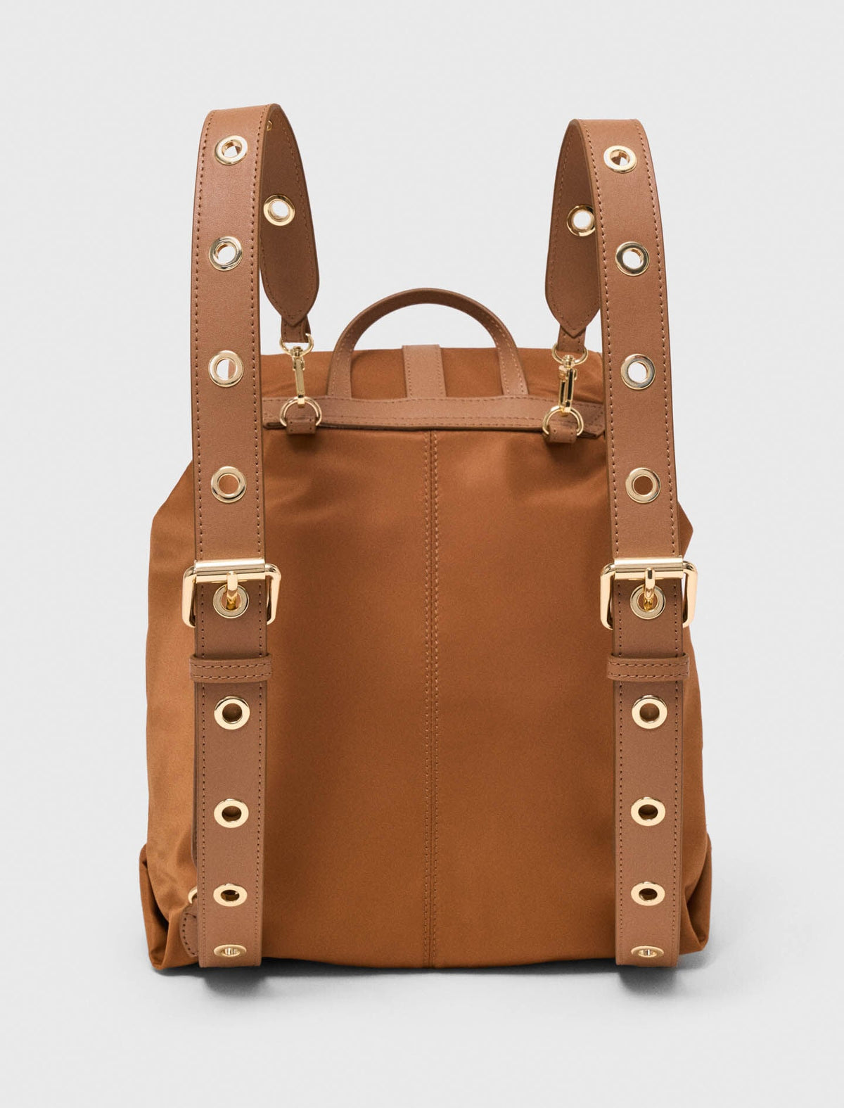 Leather and nylon backpack | Maje