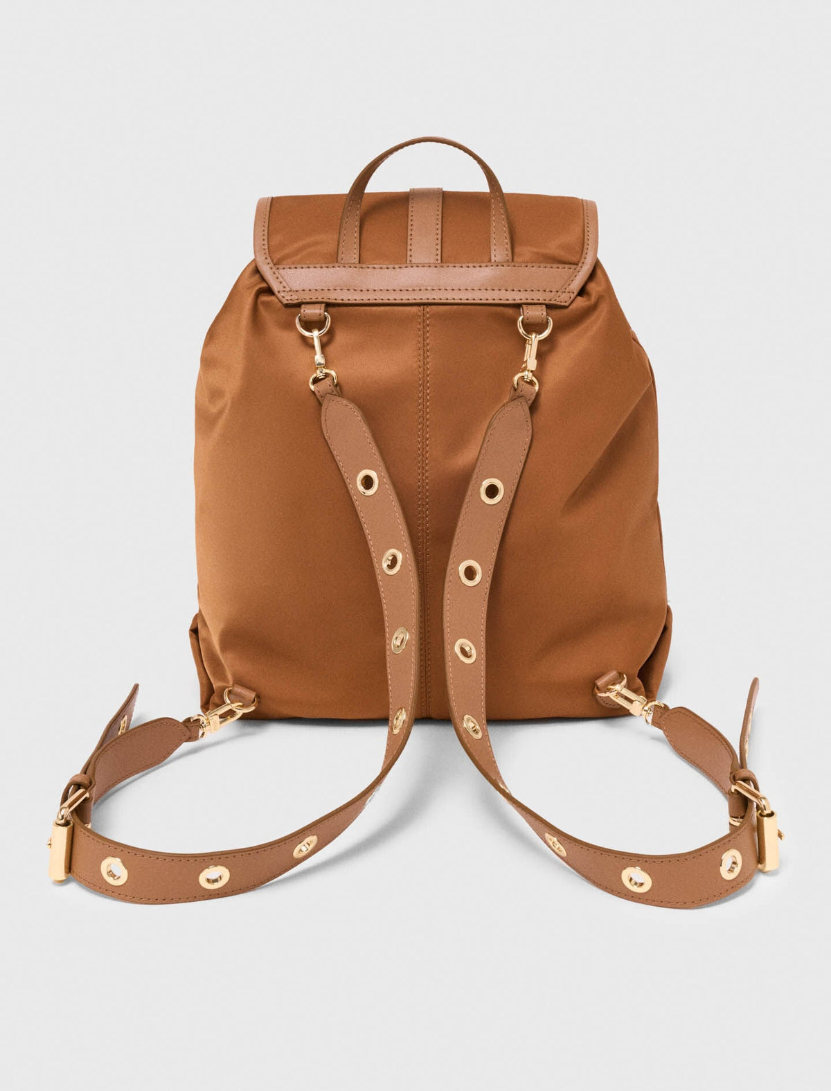 Leather and nylon backpack | Maje