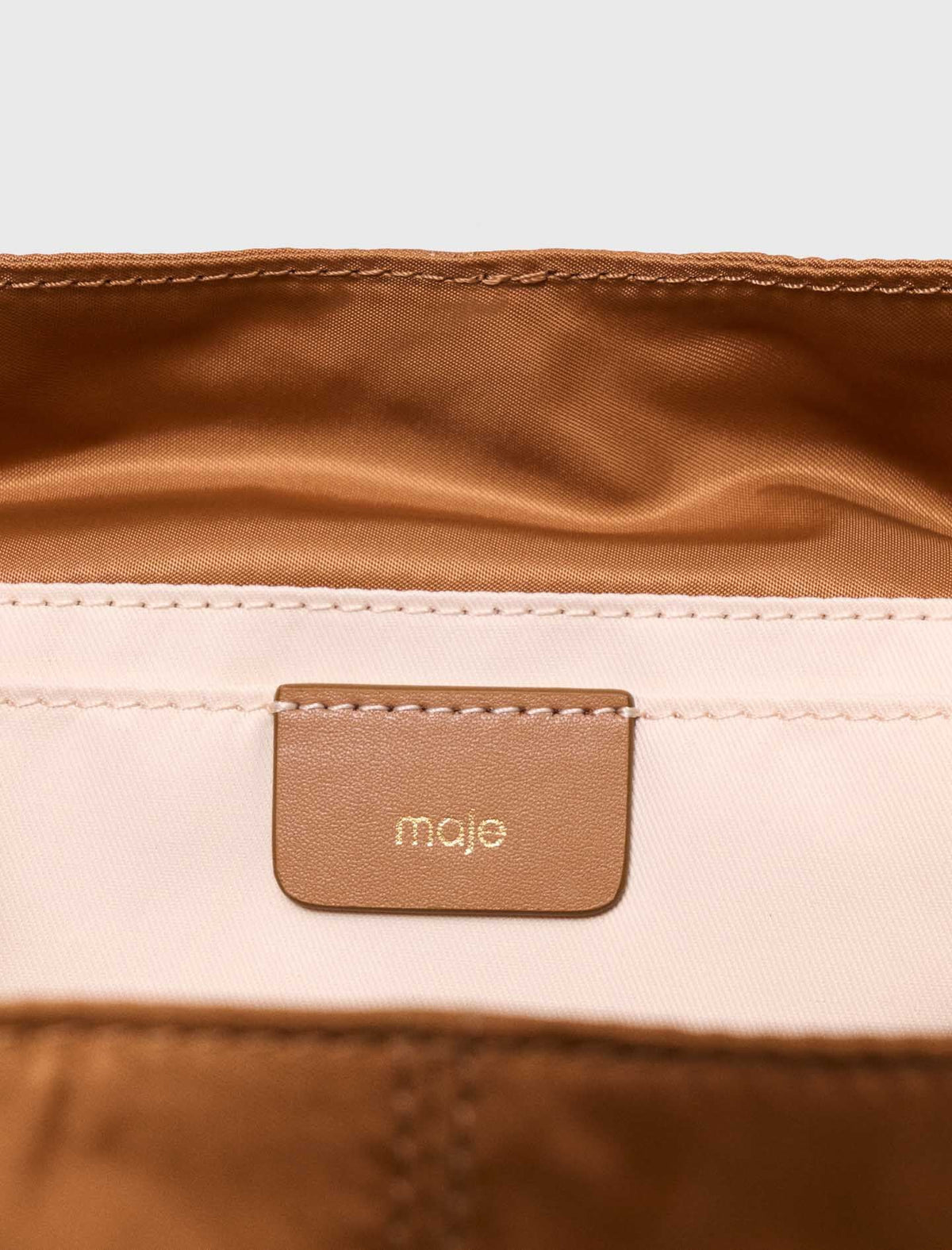 Leather and nylon backpack | Maje