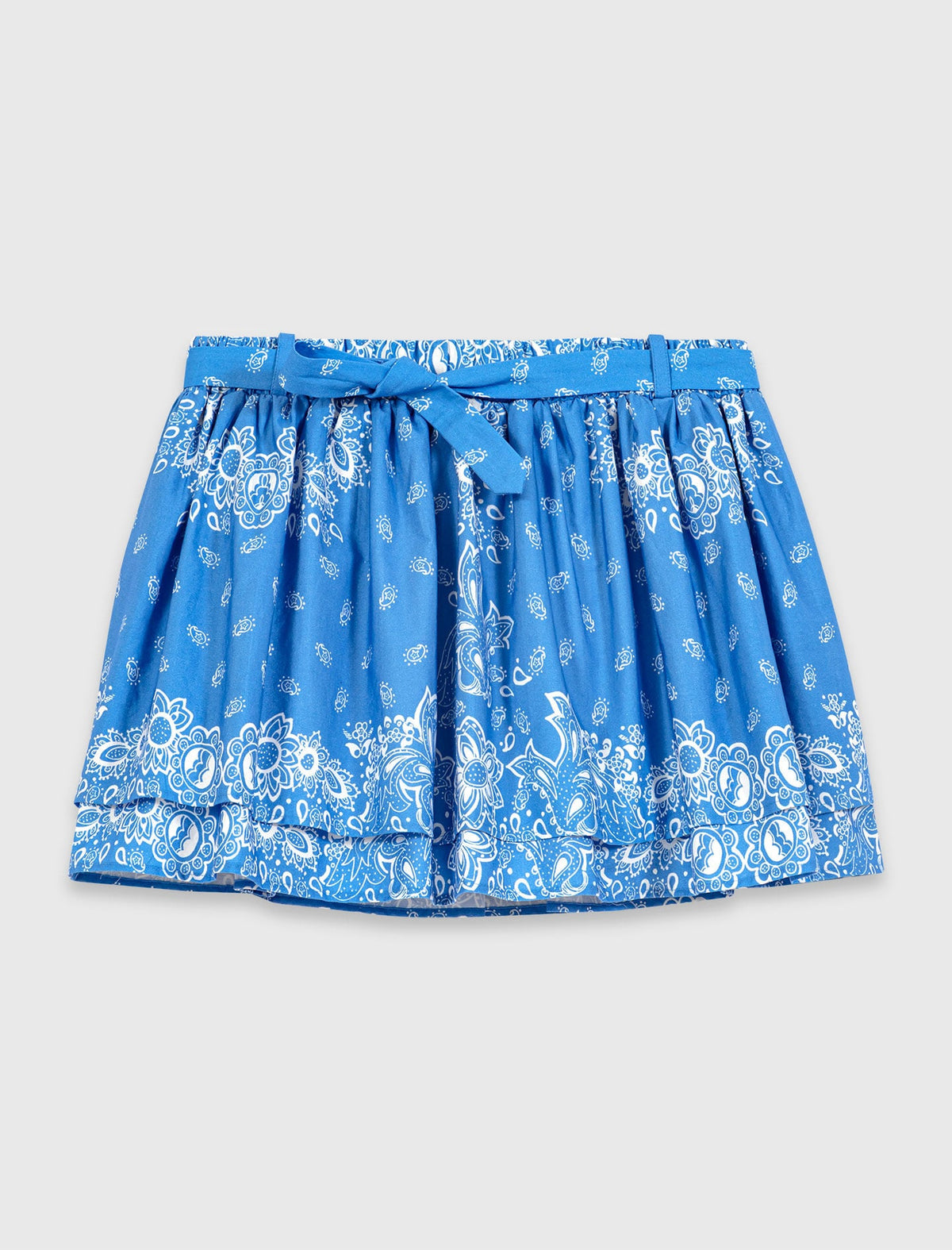 Printed ruffled skirt | Maje