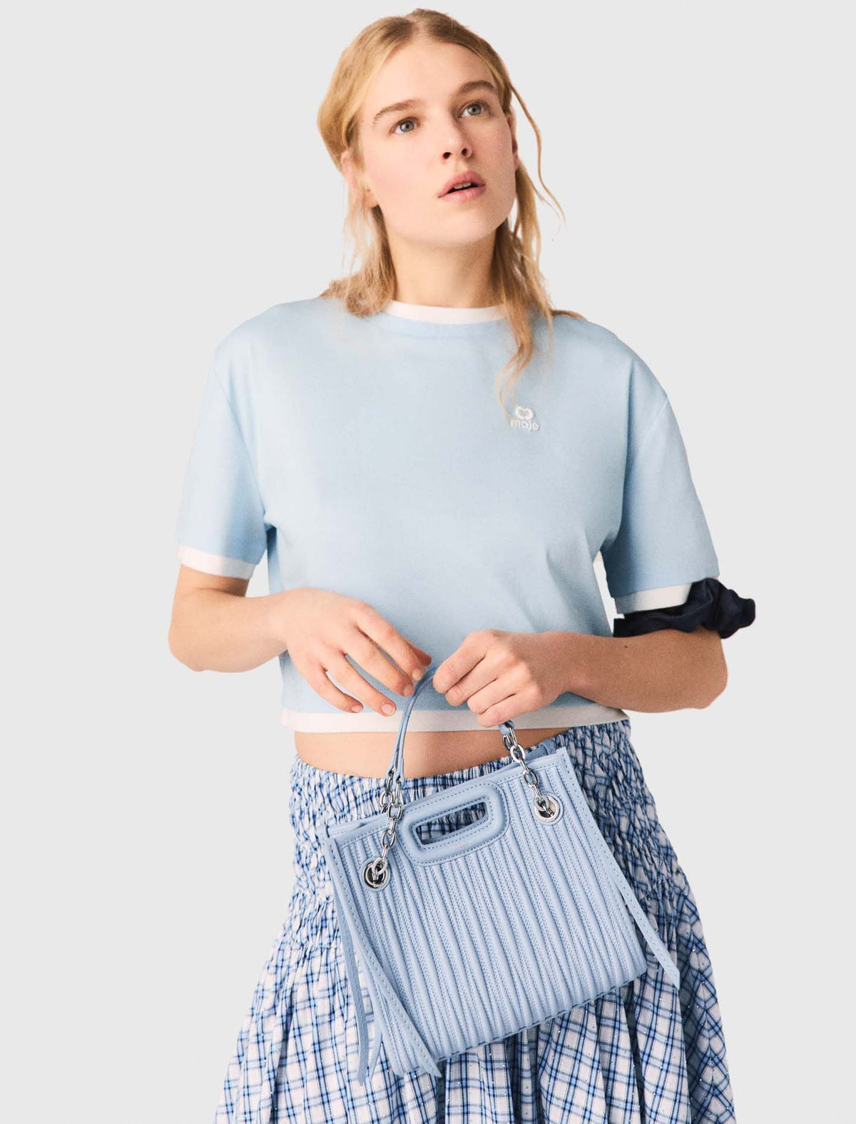 Two-tone T-shirt | Maje