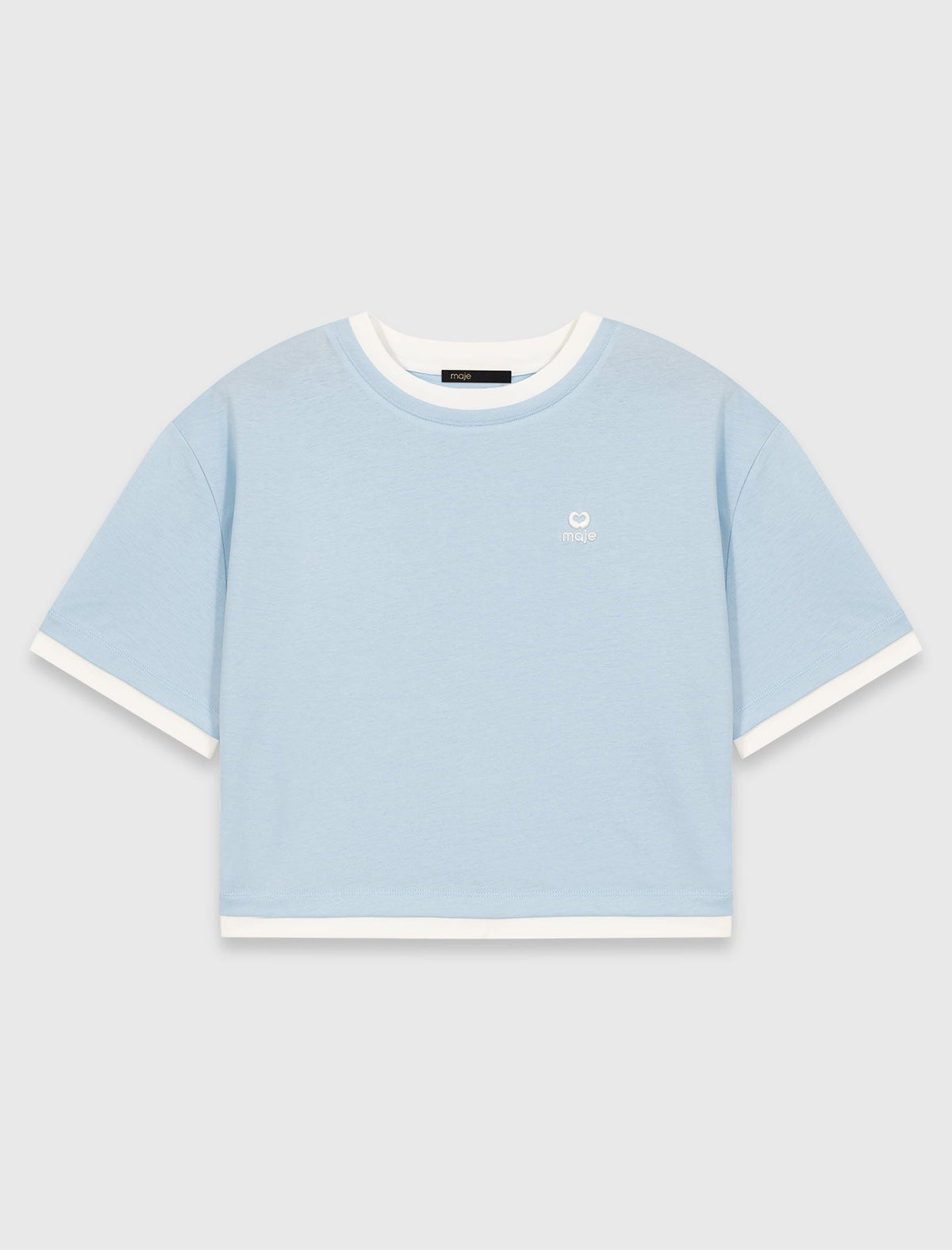 Two-tone T-shirt | Maje