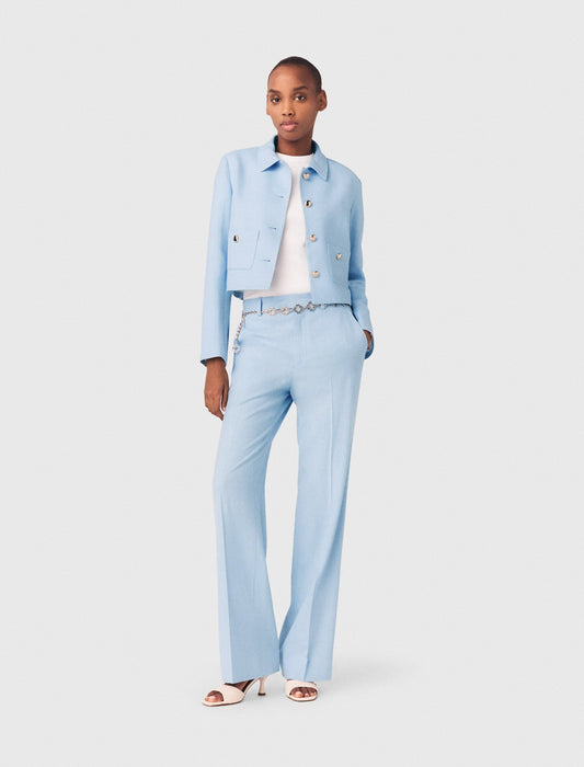 Short single-breasted jacket | Maje