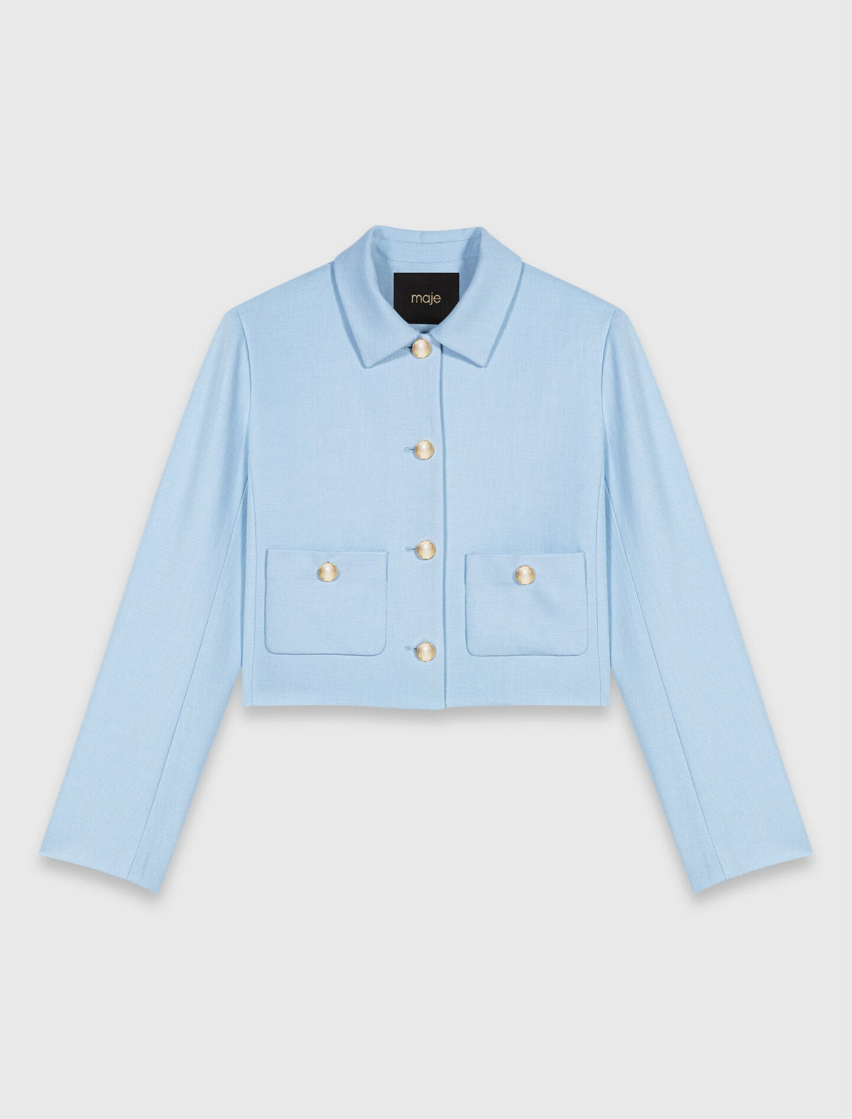 Short single-breasted jacket | Maje