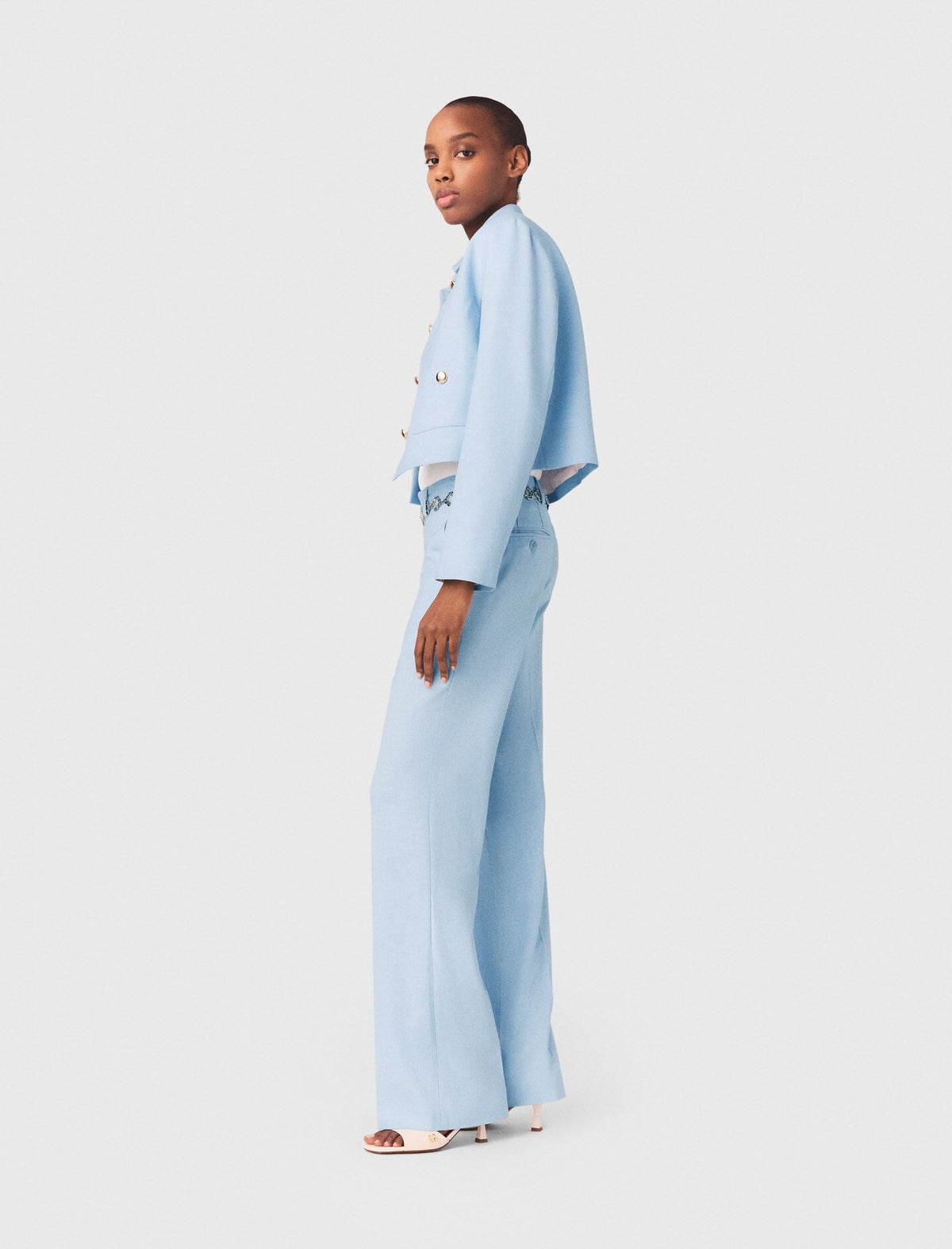 Short single-breasted jacket | Maje