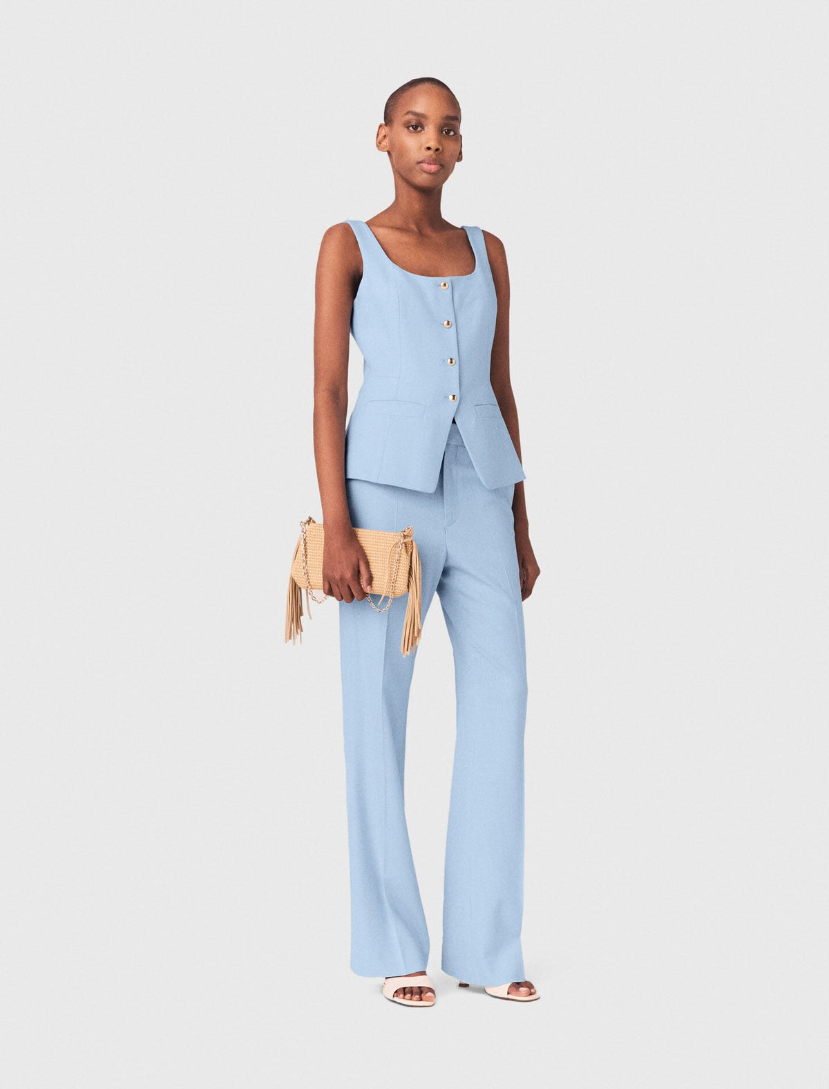 Suit trousers with pleats | Maje