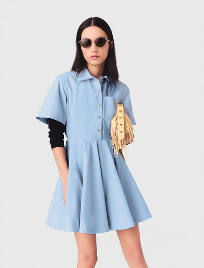 Flared shirt dress | Maje