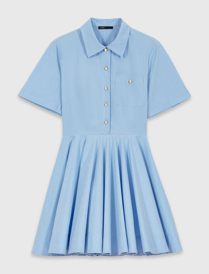 Flared shirt dress | Maje