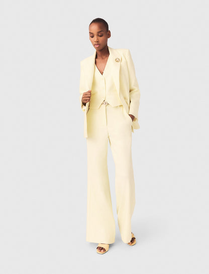 Double-breasted suit jacket | Maje
