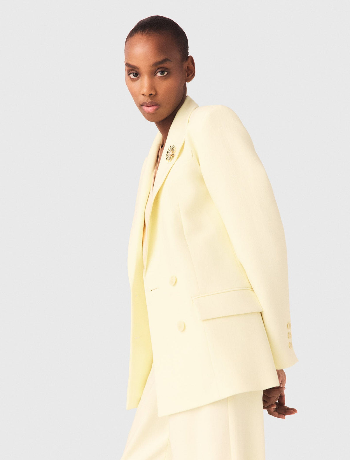 Double-breasted suit jacket | Maje