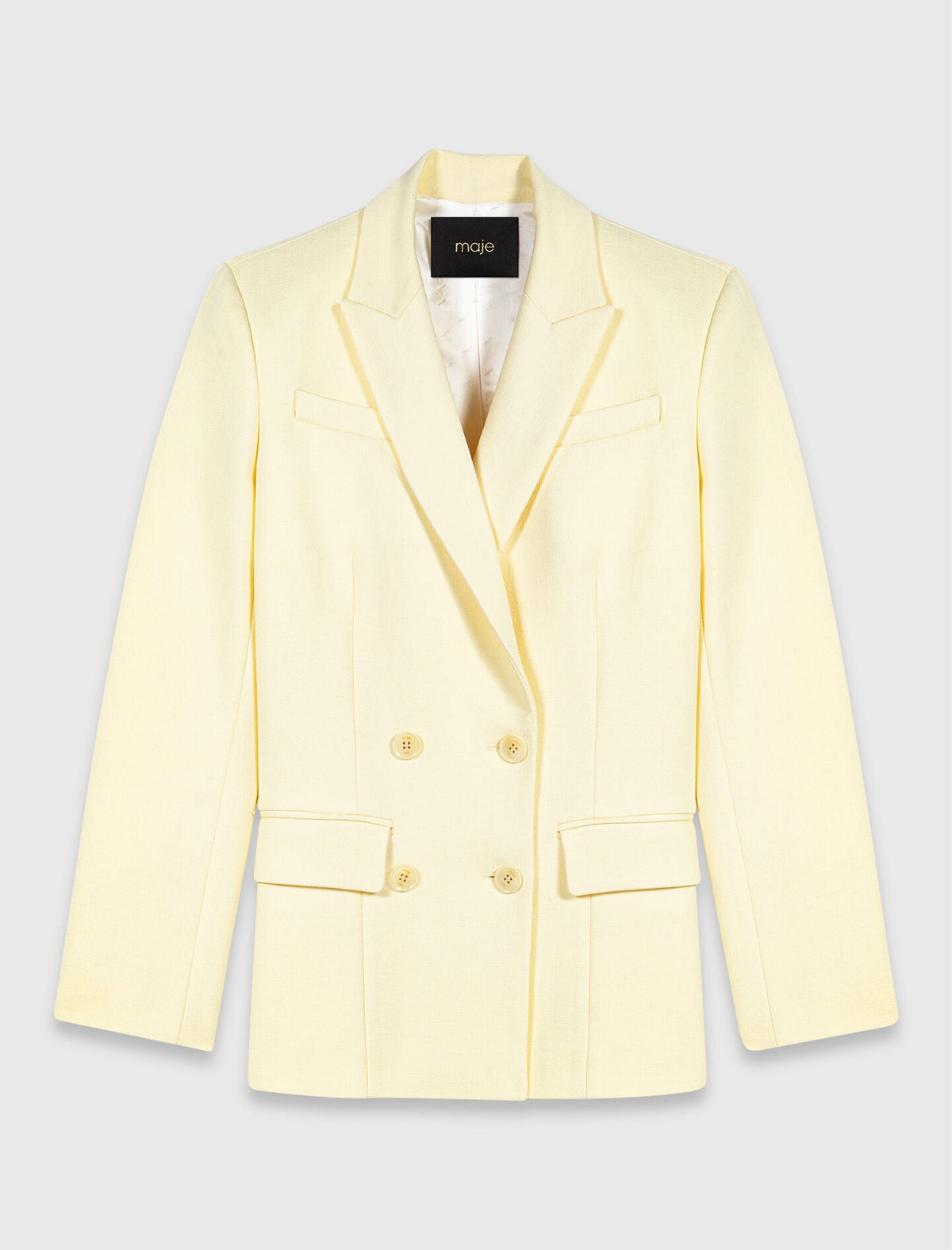 Double-breasted suit jacket | Maje