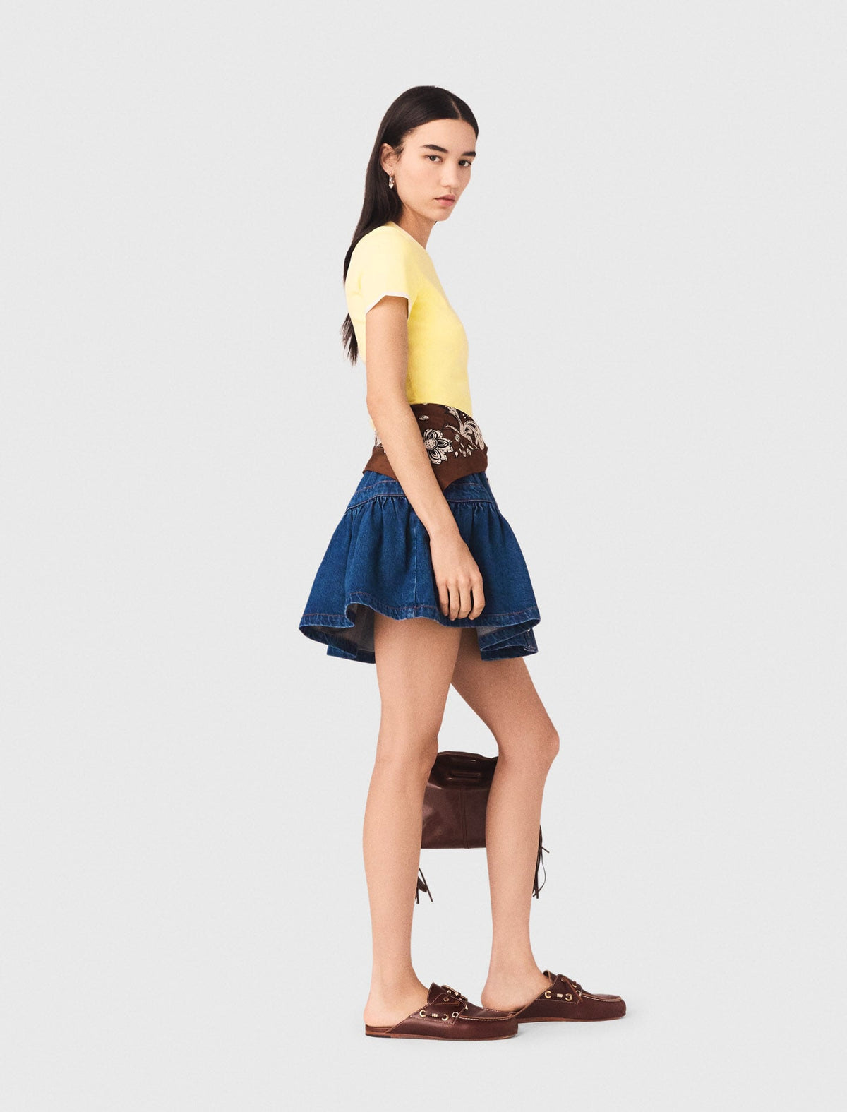 Round back cut-out sweater | Maje