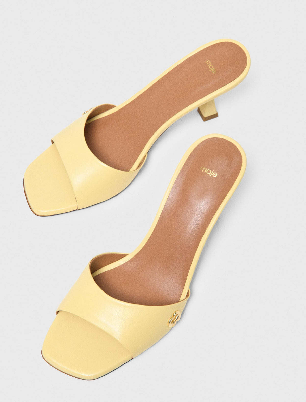 Leather mules | Maje
