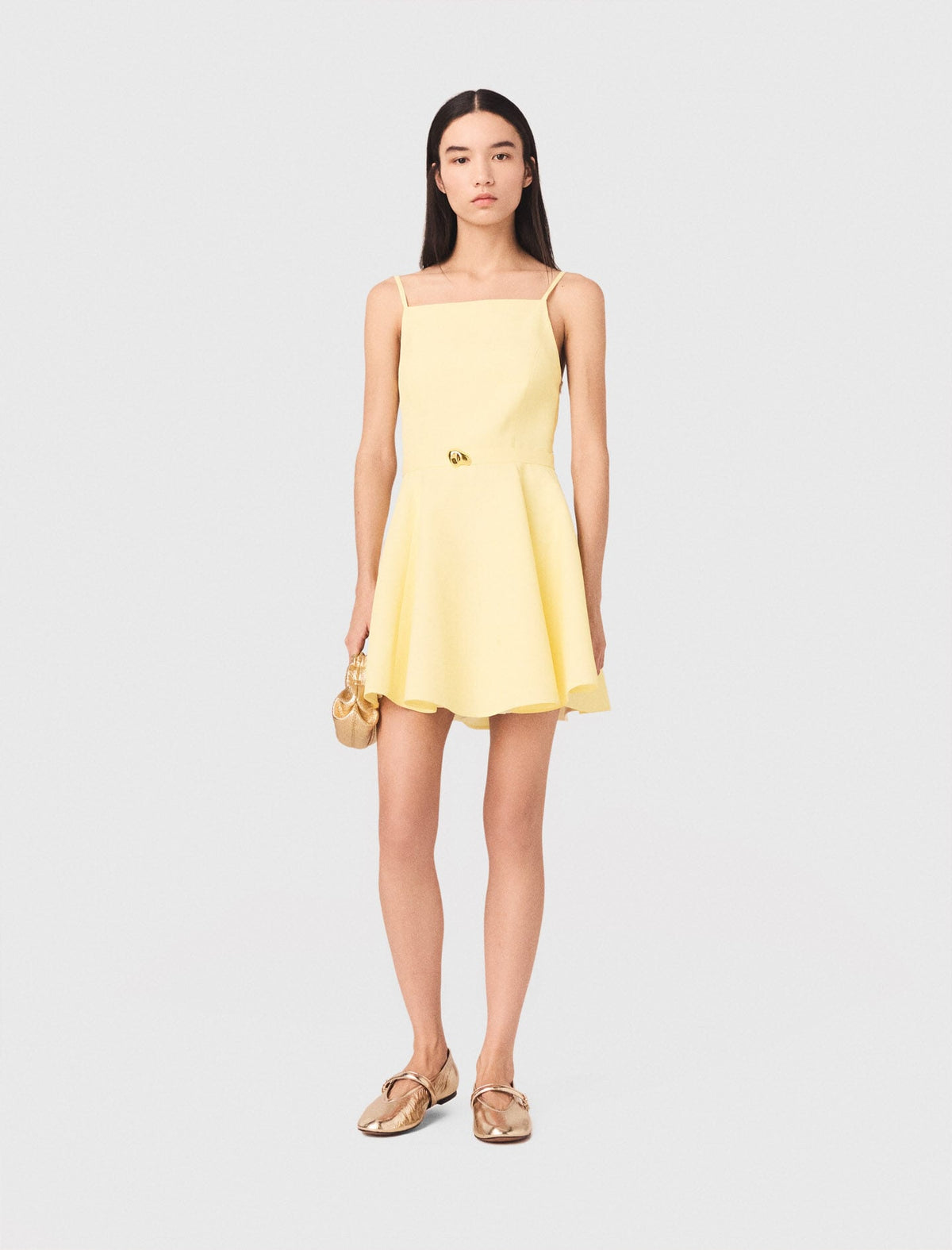 Strappy flared dress | Maje