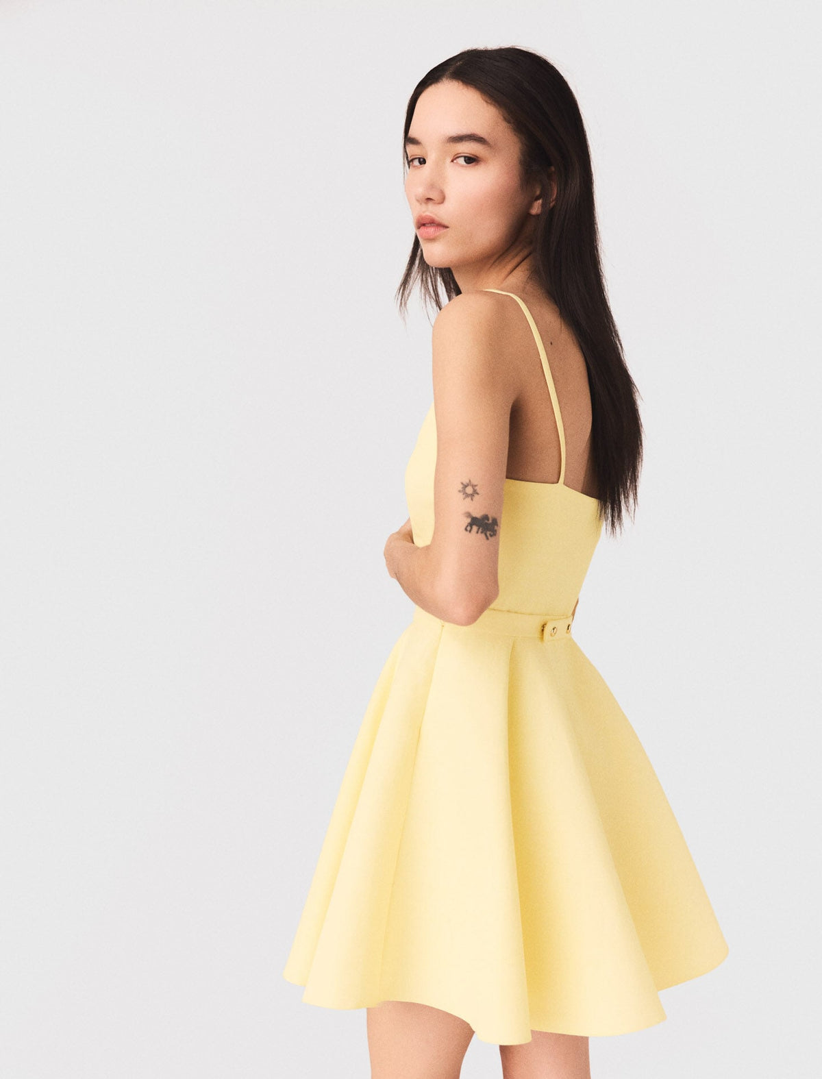 Strappy flared dress | Maje