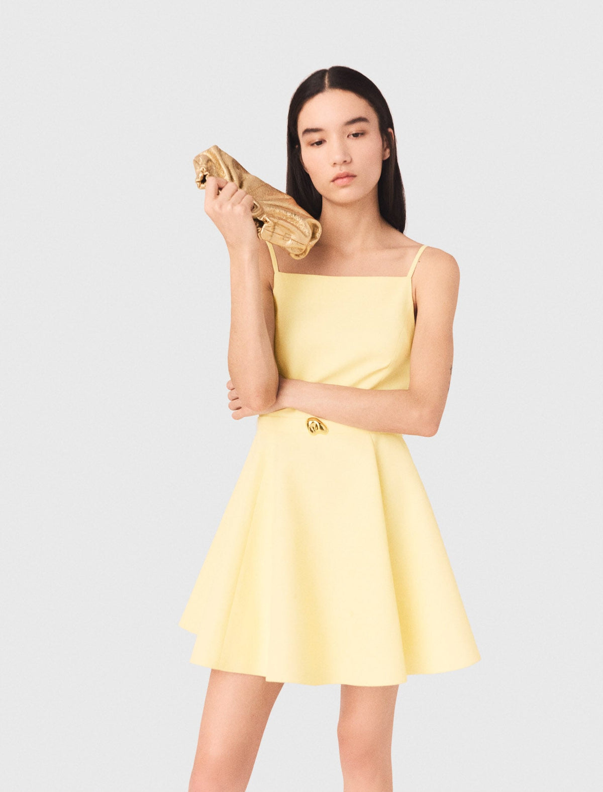Strappy flared dress | Maje
